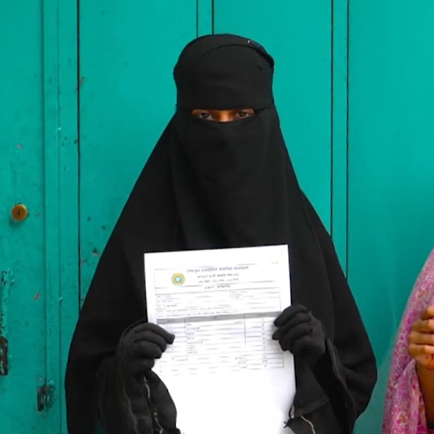 Nargis Akter at the Al-Ihsan campus