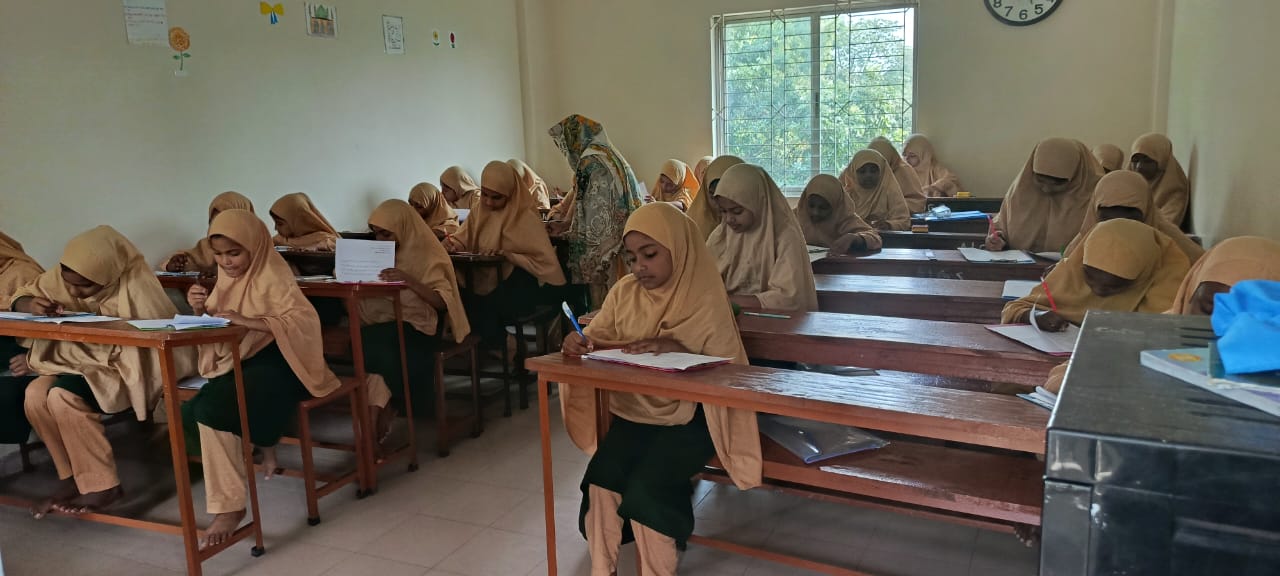 Academic examination in progress