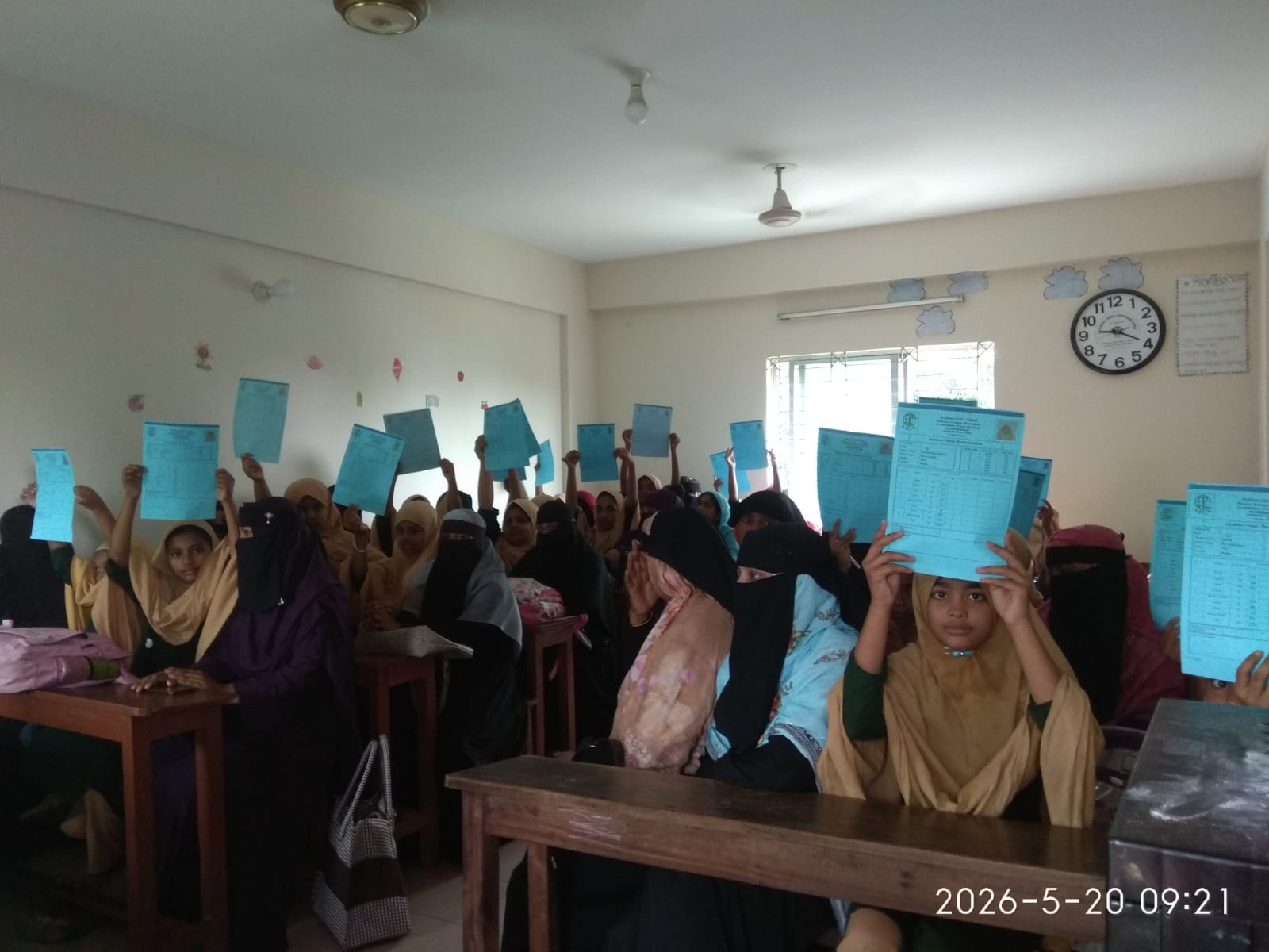 1st term exam results